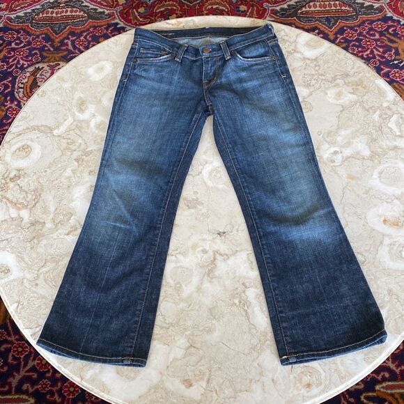 Citizens of Humanity Kelly #063 Stretch Low Waist Cropped Jeans - Picture 2 of 15